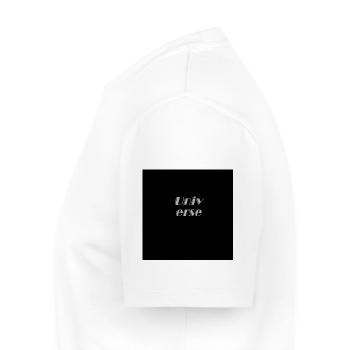 Police simple de l’univers - T-shirt Premium bio Homme - blanc - Gauche - Nico (187cm)