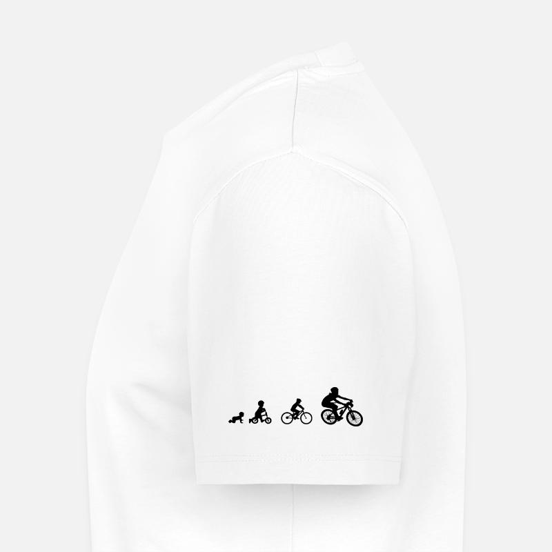 Vtt Evolution - T-shirt Premium bio Homme - blanc