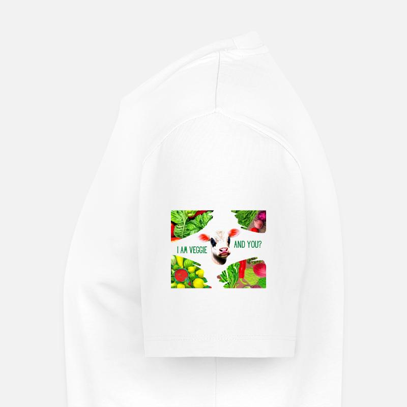 Veggie - Männer Premium Bio T-Shirt - Weiß