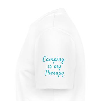 Camping is my Therapy 9 - Men's Premium Organic T-Shirt - white - Left - Nico (187cm)