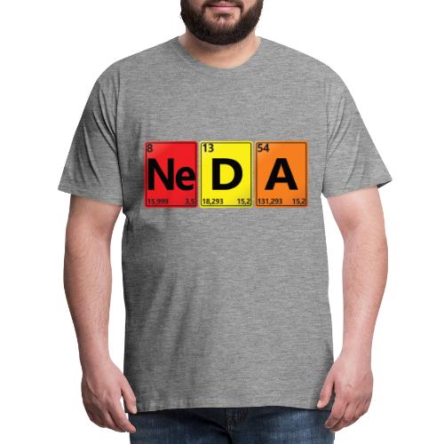 NEDA - Dein Name im Chemie-Look - Männer Premium T-Shirt