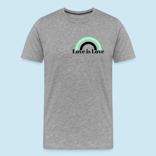 Love is Love ~ Agender design - Men's Premium T-Shirt