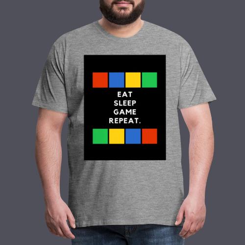 Eat, Sleep, Game, Repeat T-shirt - Men's Premium T-Shirt