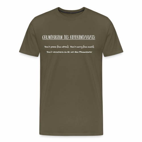 Grundregeln des Referendariats - Männer Premium T-Shirt