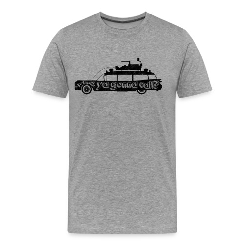 ghostbuster car png - Men's Premium T-Shirt