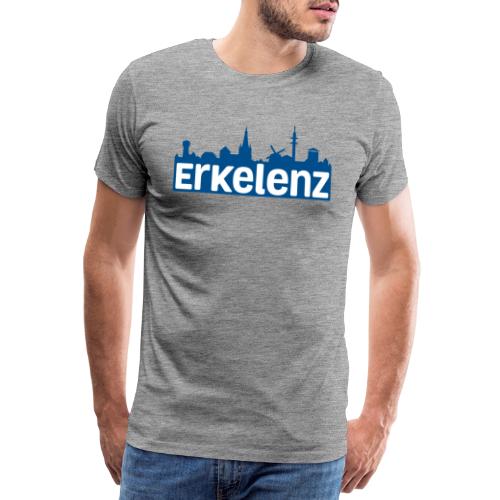 Skyline Erkelenz Blau - Männer Premium T-Shirt