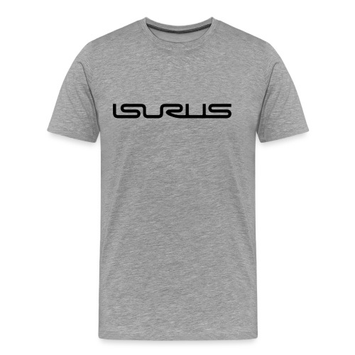 Isurus Text Logo Black - Men's Premium T-Shirt