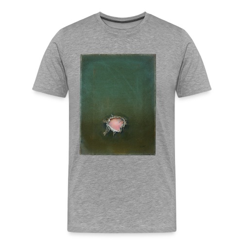 Loch Öl auf Leinwand - Männer Premium T-Shirt