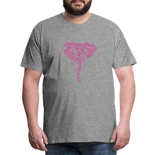 A pink elephant - Men's Premium T-Shirt
