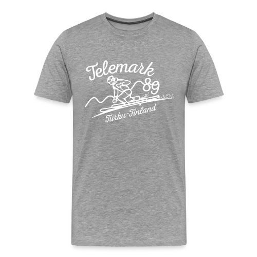 Telemark ´89 logopainatus - Miesten premium t-paita