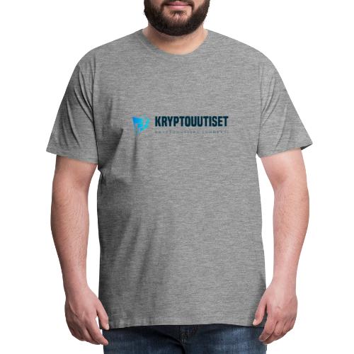 Kryptouutiset.net logo - Miesten premium t-paita