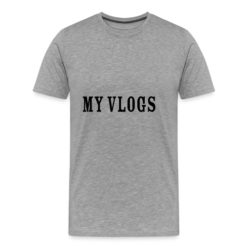 My Vlogs - Men's Premium T-Shirt
