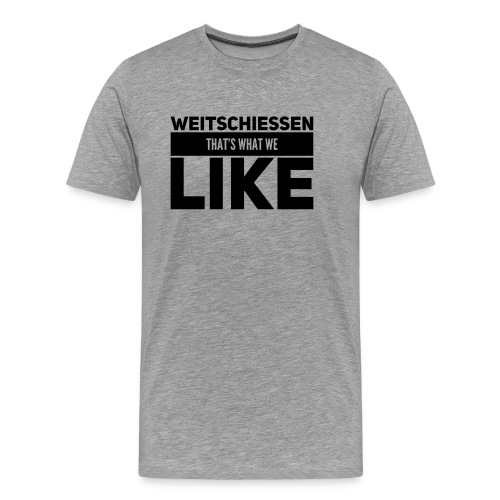 Weitschiessen schwarz - Männer Premium T-Shirt