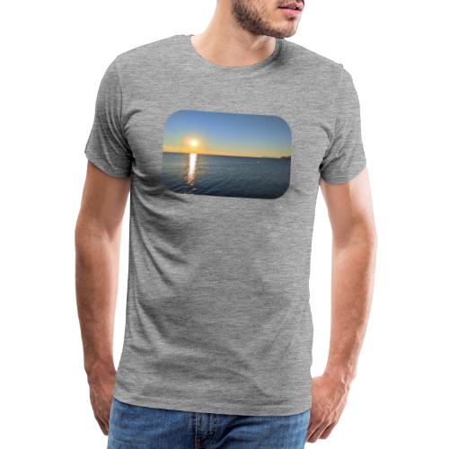 Depuis la plage de l'Almanarre, l'horizon - T-shirt Premium Homme