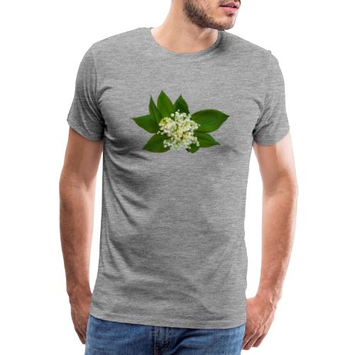 Maiglöckchen Blume Mai Frühling - Männer Premium T-Shirt
