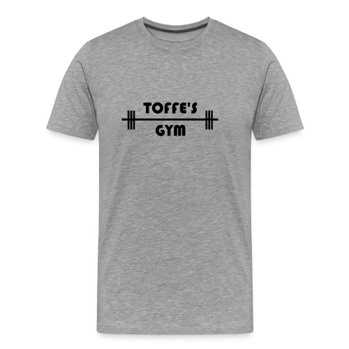 Toffe's gym black - Premium-T-shirt herr