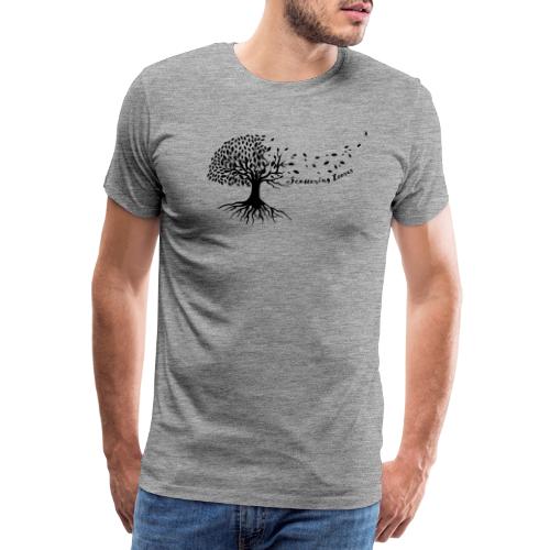 Scattering Leaves - Männer Premium T-Shirt