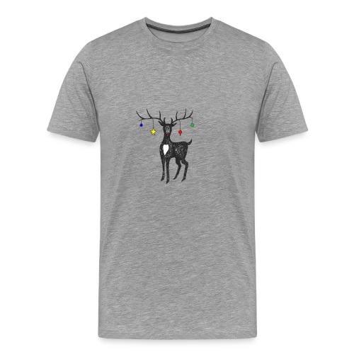 Christmas reindeer - Men's Premium T-Shirt