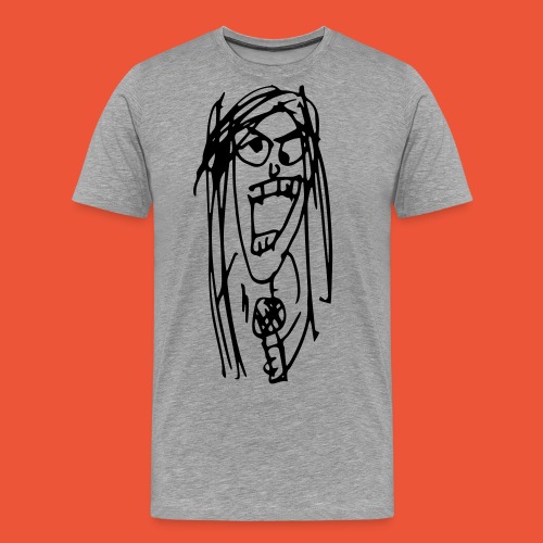 Almost Indie Julia Sketch - Männer Premium T-Shirt
