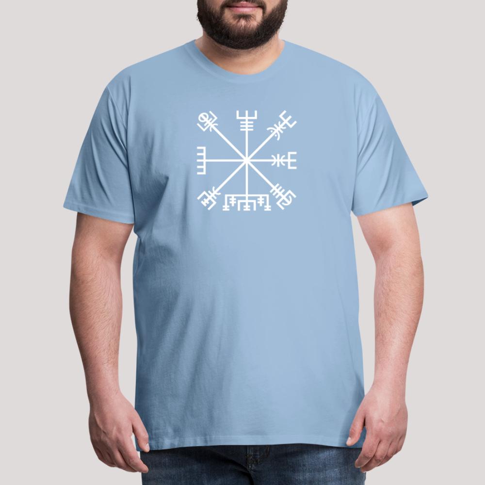 Vegvisir - Männer Premium T-Shirt Sky