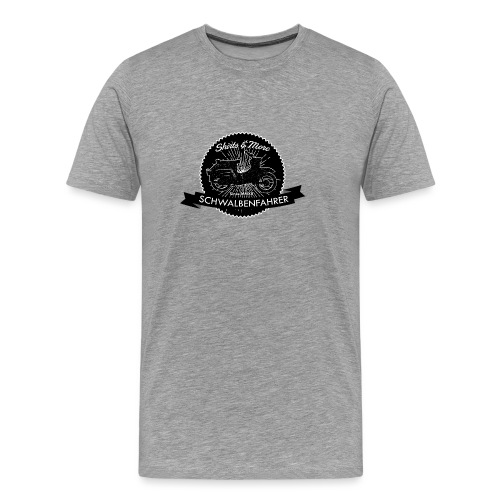 Vintage-Logo B/W - Männer Premium T-Shirt