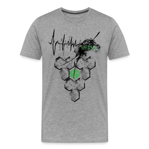 Raijin Hero-Heartbeat - Männer Premium T-Shirt