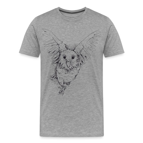Kakapo Drawing - Men's Premium T-Shirt