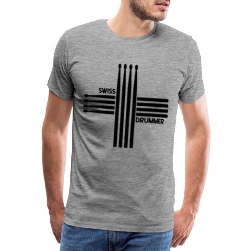 swiss drummer - Männer Premium T-Shirt