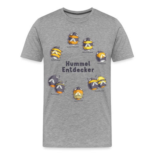 Bumblebee Explorer - do you know all bumblebee species? - Men's Premium T-Shirt