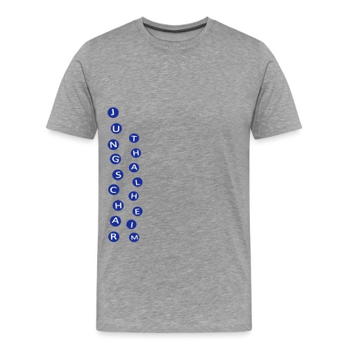 Jungscharlogo Einfaerbig Hochformat - Männer Premium T-Shirt