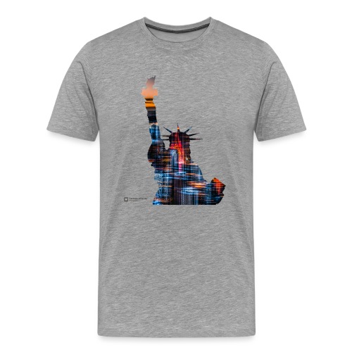 statue liberty - Männer Premium T-Shirt