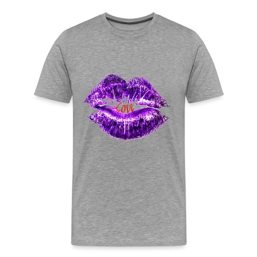 Labios de mujer - Camiseta premium hombre