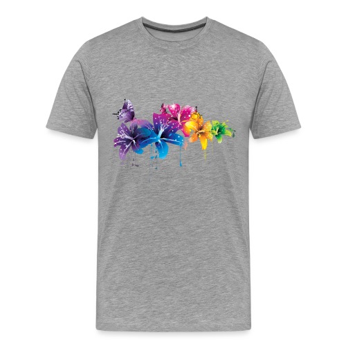 Flowers - Mannen Premium T-shirt
