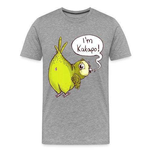 Sweet Kakapo - the fat parrot from New Zealand - Men's Premium T-Shirt
