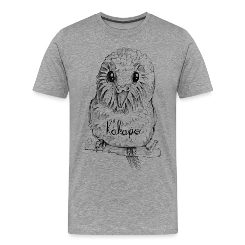 Kakapo - the fattest parrot in the world - Men's Premium T-Shirt
