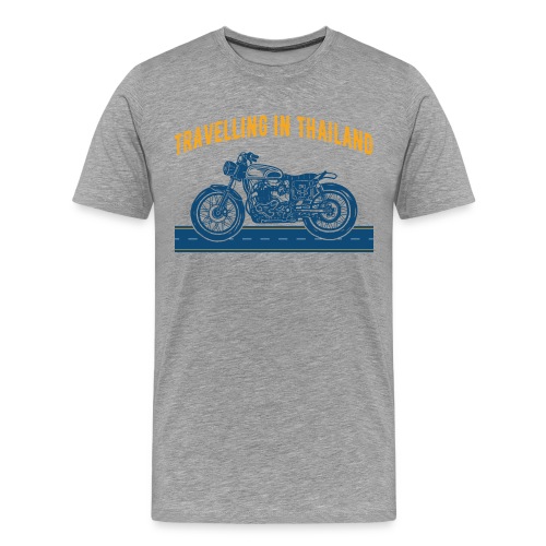 Travelling in Thailand by Motorbike - Männer Premium T-Shirt