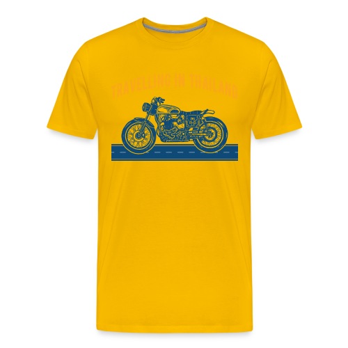 Travelling in Thailand by Motorbike - Männer Premium T-Shirt