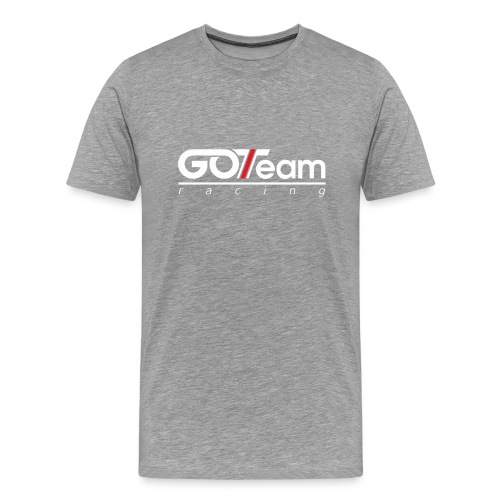 GOTeam Racing White - Premium-T-shirt herr