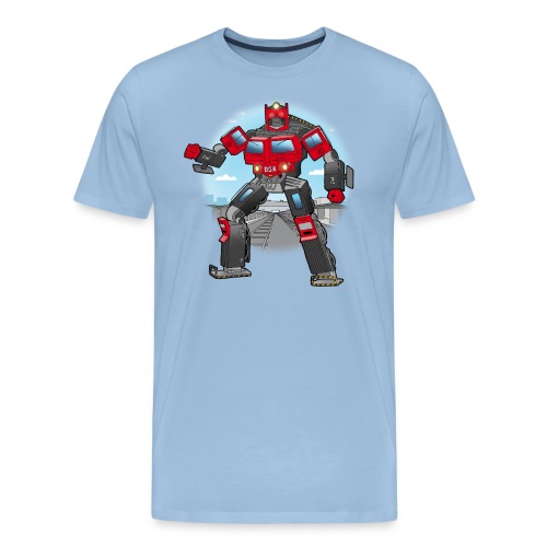 Lokomotiv transformer - Herre premium T-shirt