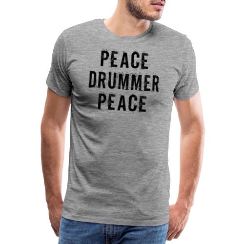 peace drummer peace - Männer Premium T-Shirt