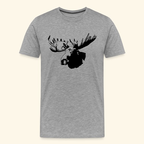 elch - elk - moose - jagd - jäger - Männer Premium T-Shirt