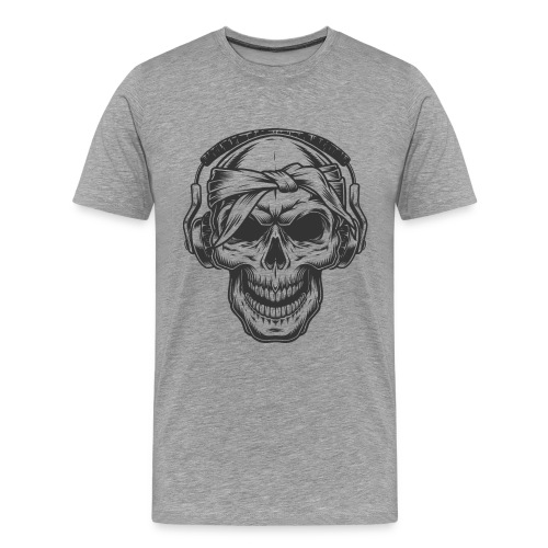 Kunterli Art meet skulls - #KUN-SKU-26 - Excellent - Men's Premium T-Shirt