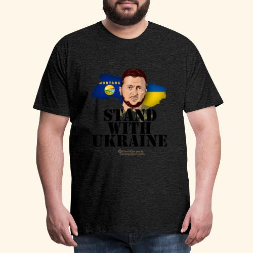 Ukraine Montana Design - Männer Premium T-Shirt
