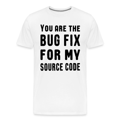 Programmierer Beziehung Liebe Source Code Spruch - Männer Premium T-Shirt