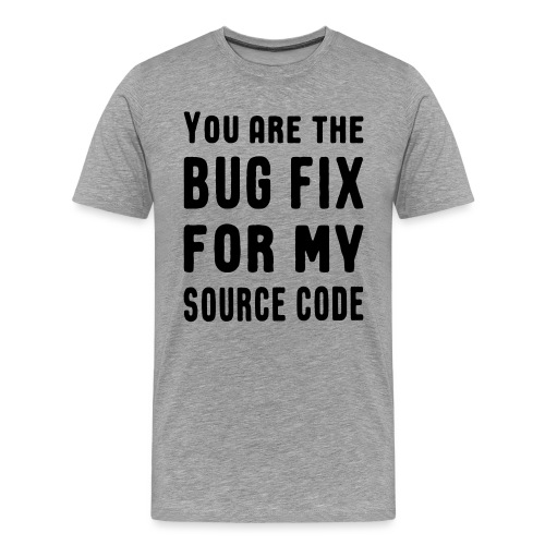 Programmierer Beziehung Liebe Source Code Spruch - Männer Premium T-Shirt