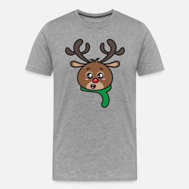 Dibujos animados de renos de Navidad' Camiseta hombre | Spreadshirt