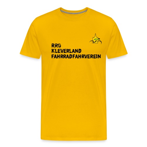 Fahrradfahrverein separates Logo - Männer Premium T-Shirt