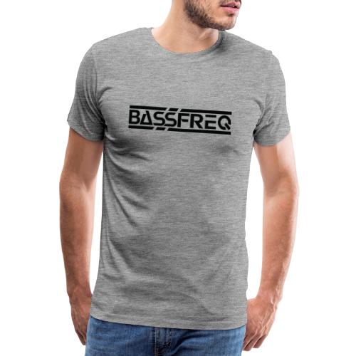 Bassfreq Logo Black - T-shirt Premium Homme