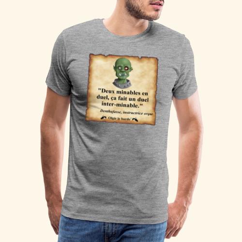 orque duel minables - T-shirt Premium Homme