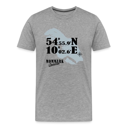 Insel Als Koordinaten Shirt - Männer Premium T-Shirt